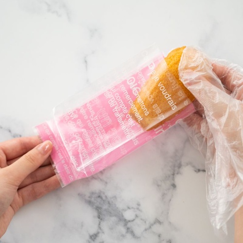 テープ無 OPP袋 カフェオレスイーツパック(ピンク) クリア-2(100枚) ヘッズ