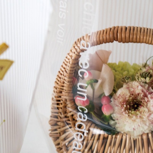 ポリ手提げ カフェオレスタンドバッグ-M(50枚) ヘッズ