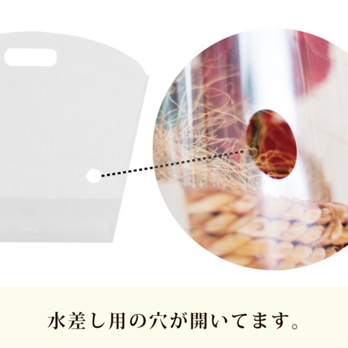 ポリ手提げ カフェオレスタンドバッグ-M(50枚) ヘッズ