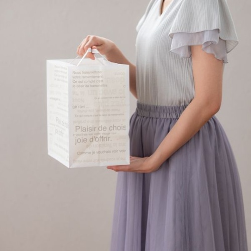 紙手提袋 カフェオレペーパーバッグ-3(50枚) ヘッズ