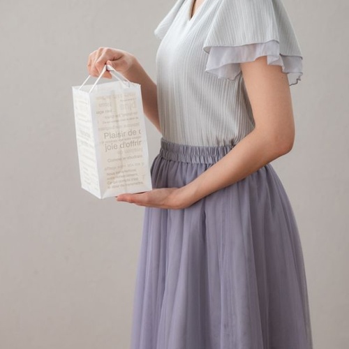 紙手提袋 カフェオレペーパーバッグ-4S(50枚) ヘッズ