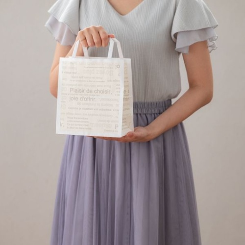 紙手提袋 カフェオレペーパーバッグ-4S(50枚) ヘッズ