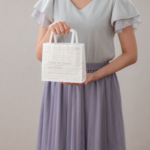 紙手提袋 カフェオレペーパーバッグ-4XS(50枚) ヘッズ