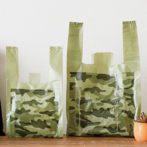 レジ袋 カモフラージュレジバッグ-L(100枚) ヘッズ