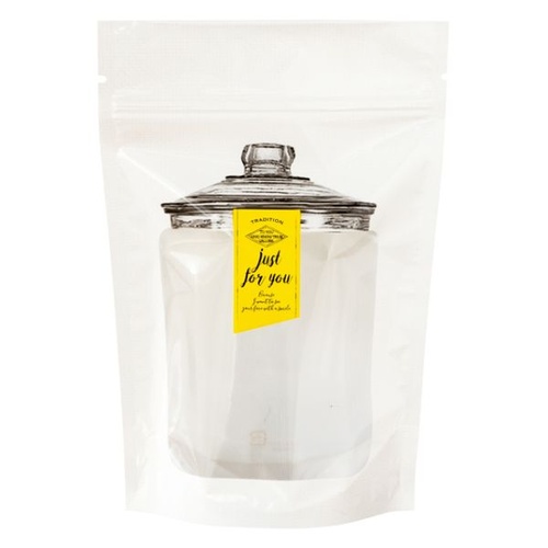 チャック付き袋 ガラスキャニスタージップスタンドバッグ-3(50枚) ヘッズ