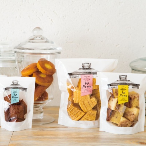 チャック付き袋 ガラスキャニスタージップスタンドバッグ-3(50枚) ヘッズ