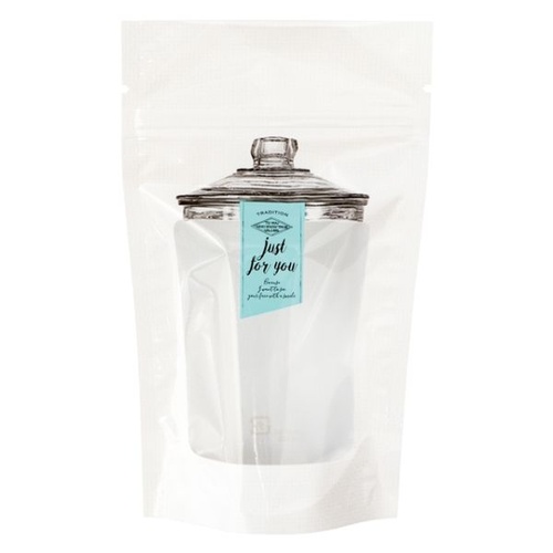 チャック付き袋 ガラスキャニスタージップスタンドバッグ-4(100枚) ヘッズ