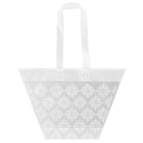 ポリ手提げ クラシックフロストバケツ型バッグ-M(30枚) ヘッズ