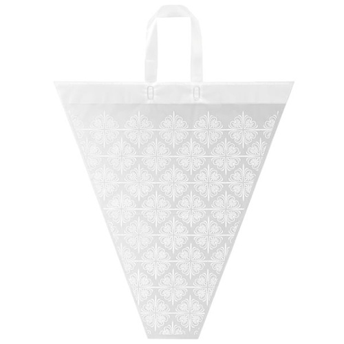 ポリ手提げ クラシックフロストバケツ型バッグ-X(20枚) ヘッズ