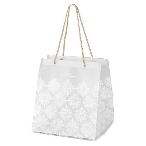 ポリ手提げ クラシックフロストバッグ-S(10枚) ヘッズ