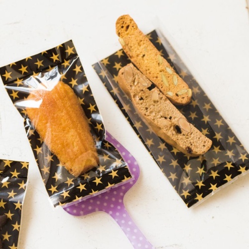 テープ無 OPP袋 スタースイーツパック クリア-4(100枚) ヘッズ