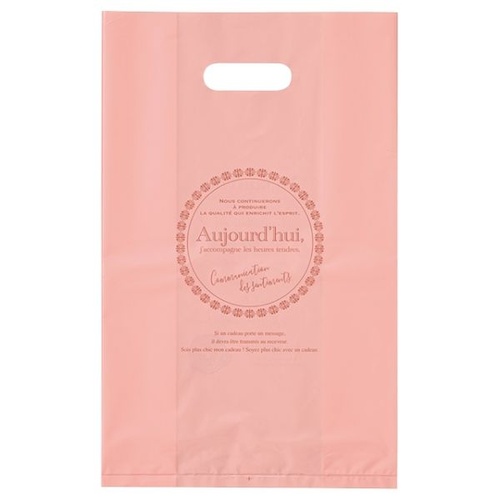 ポリ手提げ ターンドルガゼットバッグ-M(100枚) ヘッズ