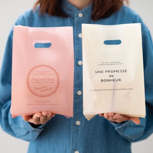 ポリ手提げ ターンドルガゼットバッグ-S(100枚) ヘッズ