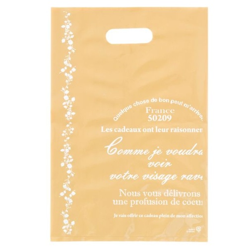 ポリ手提げ ナチュラルバインPEバッグ-4(100枚) ヘッズ