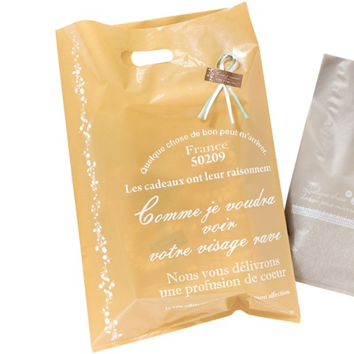 ポリ手提げ ナチュラルバインPEバッグ-4(100枚) ヘッズ