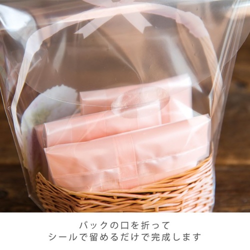 スタンド袋 フォトプリントOPPスタンドバッグ フラワー-2(50枚) ヘッズ