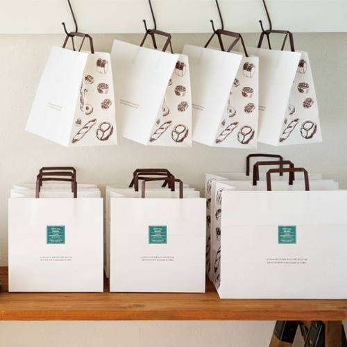 紙手提袋 フレッシュブレッドペーパーバッグ-S ワイド(50枚) ヘッズ