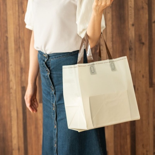 ポリ手提げ ベーシックPEワイドバッグ-S(20枚) ヘッズ