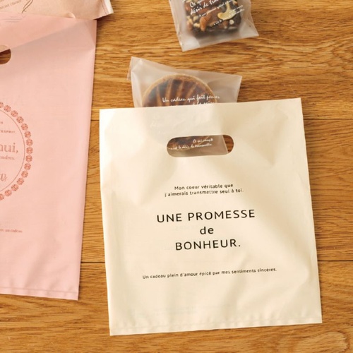 ポリ手提げ ボヌールPEバッグ-6(100枚) ヘッズ