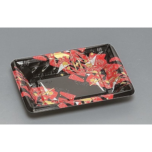 どんぶり容器 福角丼20-15H 光彩赤 福助工業