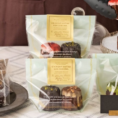 テープ無 OPP袋 メルヴェイユOPPスタンド袋-XS(100枚) ヘッズ