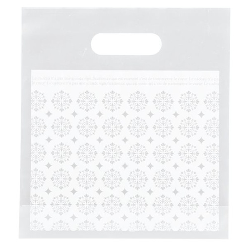 ポリ手提げ ヨーロピアンフロストPEギフトバッグ-6(100枚) ヘッズ