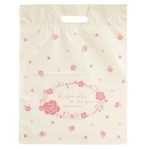 ポリ手提げ ロマンチックスイートPEバッグ-2(100枚) ヘッズ