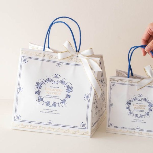 紙手提袋 ロワイヤルネイビーペーパーバッグ-1(10枚) ヘッズ