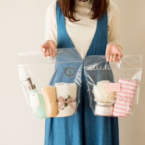 チャック付き袋 無地ジップ付バッグ-L(30枚) ヘッズ