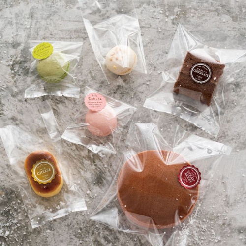 無地スイーツパック クリア-1冷凍可(100枚) ヘッズ