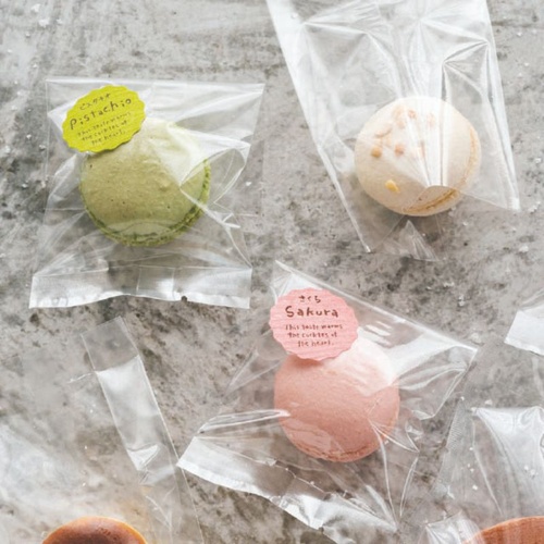 無地スイーツパック クリア-1冷凍可(100枚) ヘッズ