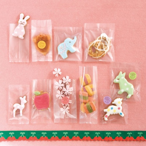 テープ無 OPP袋 無地スイーツパック マット-2(100枚) ヘッズ