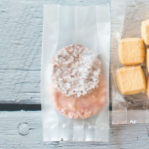 テープ無 OPP袋 無地スイーツパック マット-2(100枚) ヘッズ