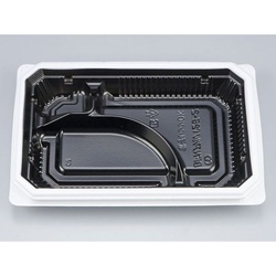 シーピー化成 弁当容器 BFNアルバ25-2 BW 本体 発泡