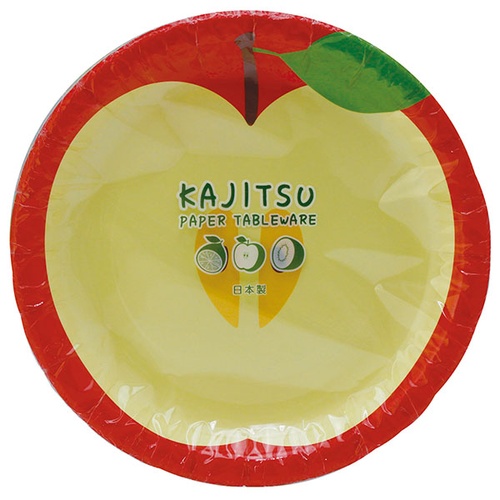 紙皿 KAJITSU ペーパープレート(3柄アソート)5枚入 アートナップ