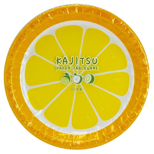 紙皿 KAJITSU ペーパープレート(3柄アソート)5枚入 アートナップ