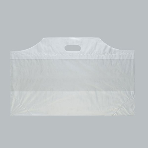 ポリ手提げ フラットバッグ L 無地 福助工業