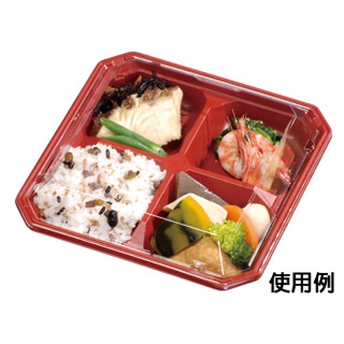 軽食容器 フルレンジTR-187-2H R・B 福助工業