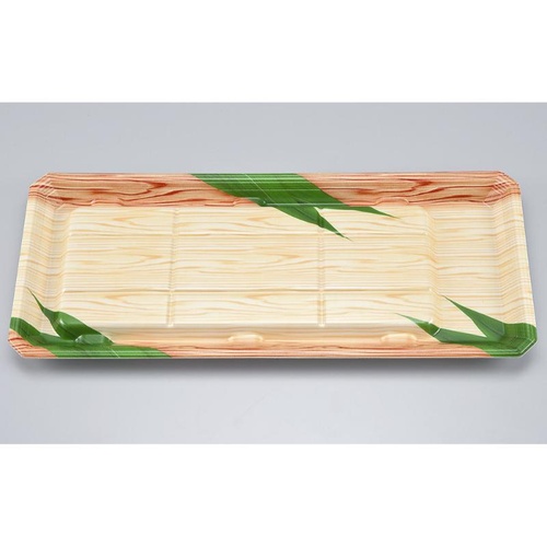 発泡トレー 新匠-ウナギ37-16 笹木目 シーピー化成