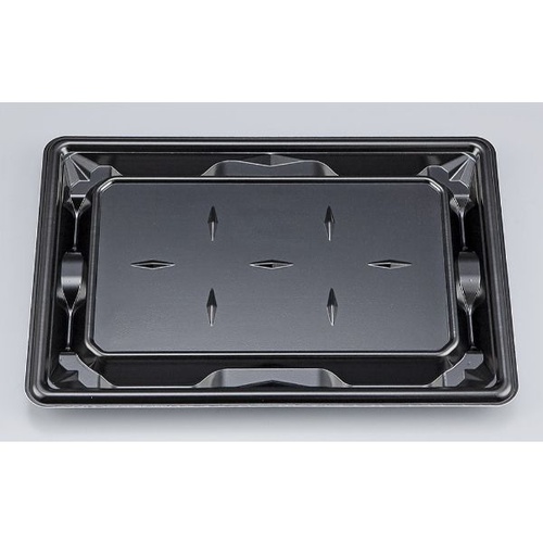 惣菜容器 SF冴盛24-17 黒本体 シーピー化成