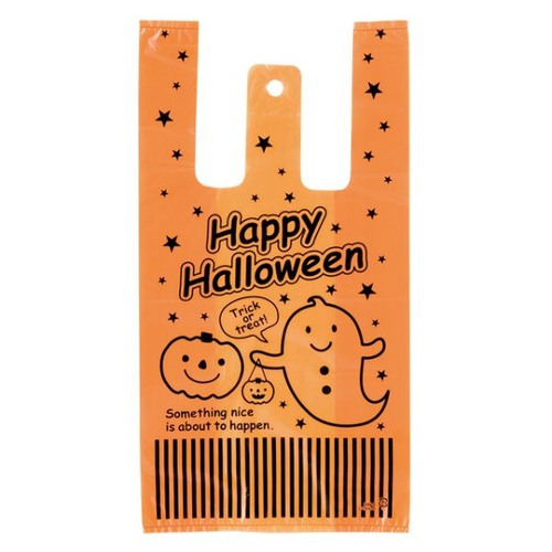 レジ袋 ハロウィンレジバッグ-S(100枚) ヘッズ