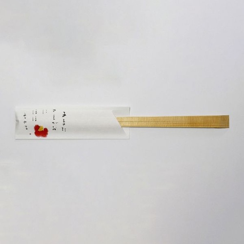 箸袋 癒し防野 500枚 V984 椿 溝端紙工印刷