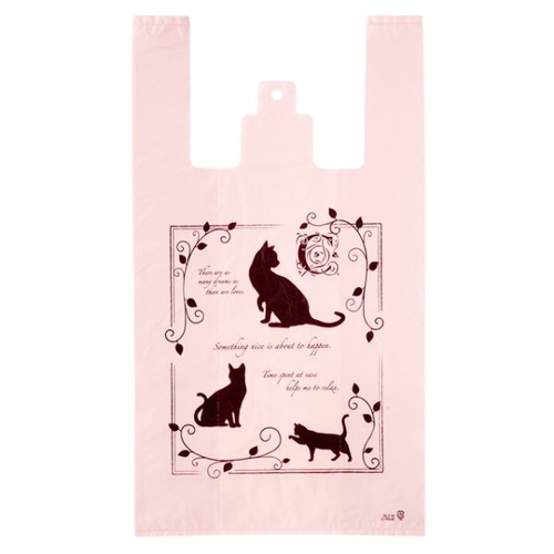 レジ袋 エレガントキャットレジバッグ-M(100枚) ヘッズ