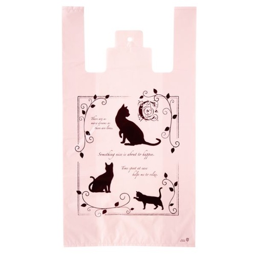 レジ袋 エレガントキャットレジバッグ-L(100枚) ヘッズ