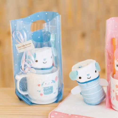 スタンド袋 ドットPPスタンドバッグ ブルー-2(50枚) ヘッズ