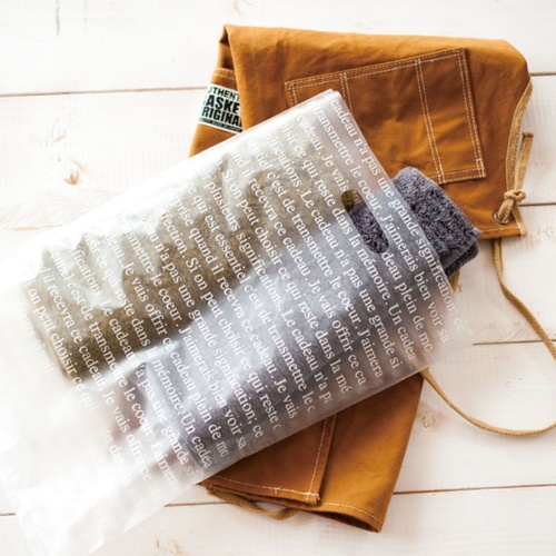 ポリ手提げ フレンチフロストPEバッグ-4(100枚) ヘッズ