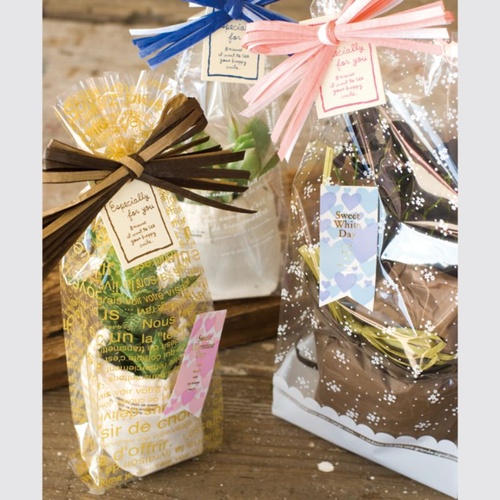 テープ無 OPP袋 カフェオレガゼットクリアバッグ-4(50枚) ヘッズ