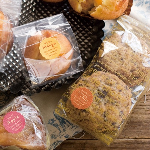 テープ無 OPP袋 カフェオレガゼットクリアバッグ-4(50枚) ヘッズ