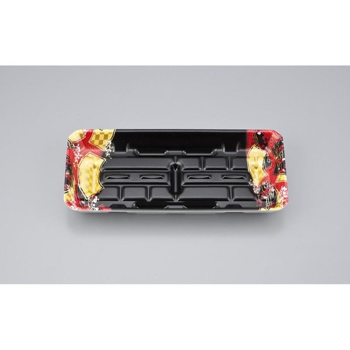 発泡トレー LFM-2深 舞扇赤 シーピー化成