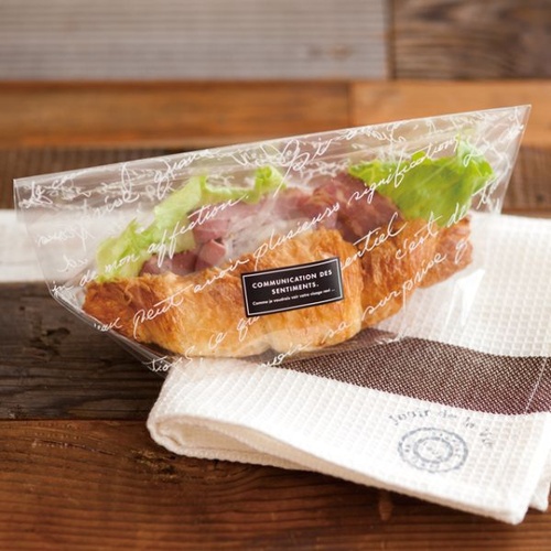 ポリ手提げ NEWフレンチ底マチバッグ-1(100枚) ヘッズ